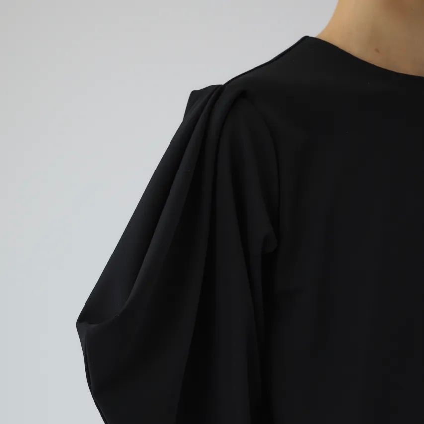 【残り一点】Drape Sleeve Cut Dress