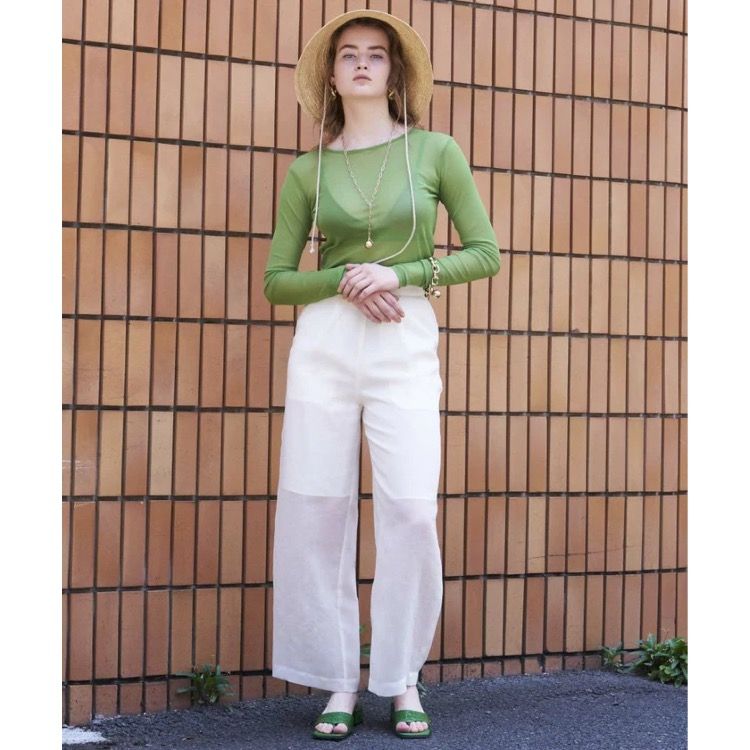 【残り一点】Premium Power Mesh Crew Top