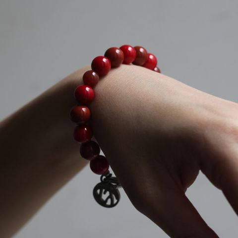 【お取り寄せ注文可能】Single Juzu Bracelet(RED)