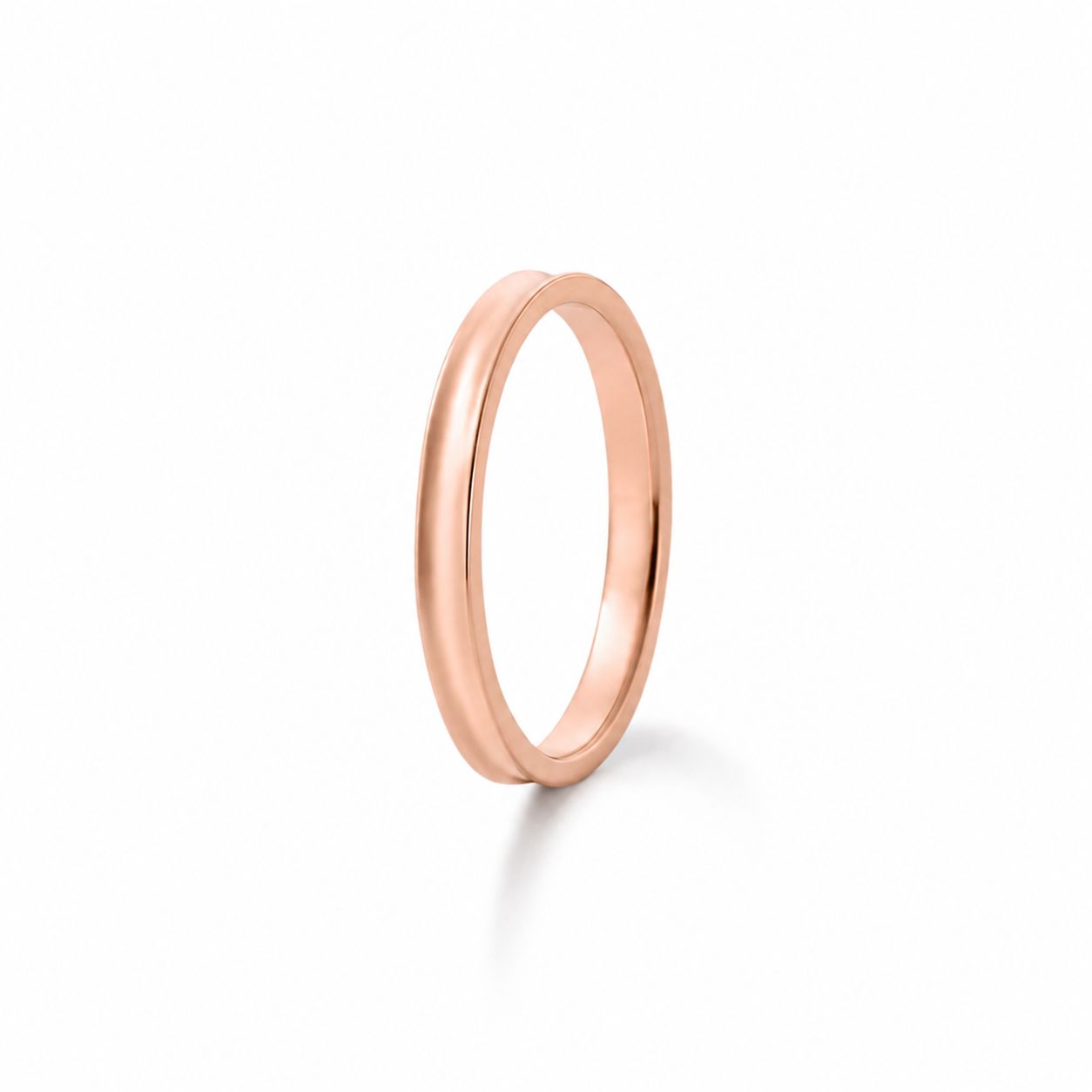 【お取り寄せ注文可能】Flare Ring M(K18 PINK GOLD)