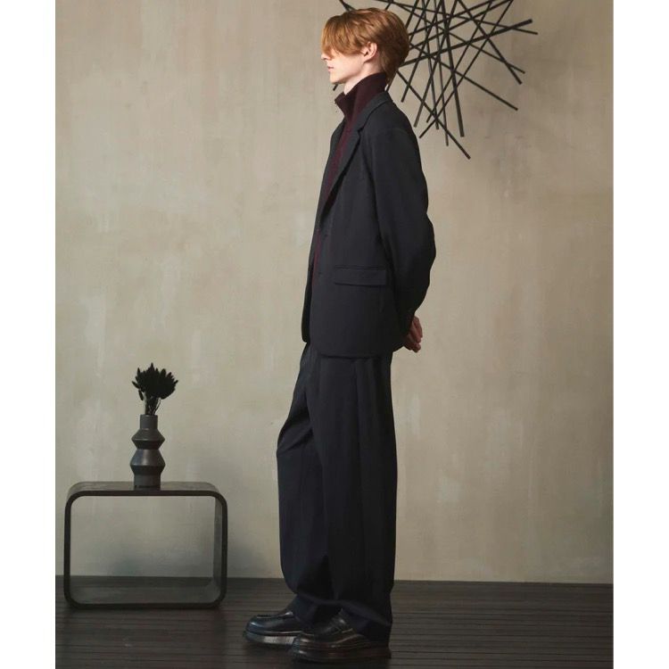 【残り一点】Wool Like Regular-Over Set Up