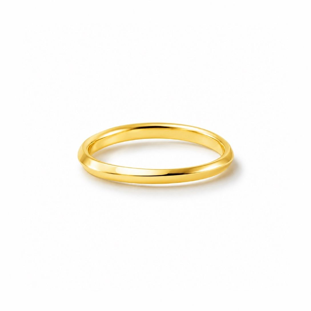 【お取り寄せ注文可能】Wave Ring S(K18 YELLOW GOLD)