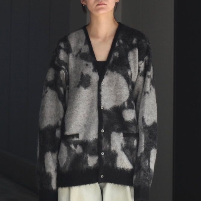 【残り一点】Kid Mohair Jacquard Cardigan