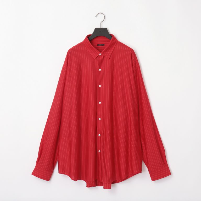 【残り一点】36G Silk Stripe Atmosphere LS Shirt