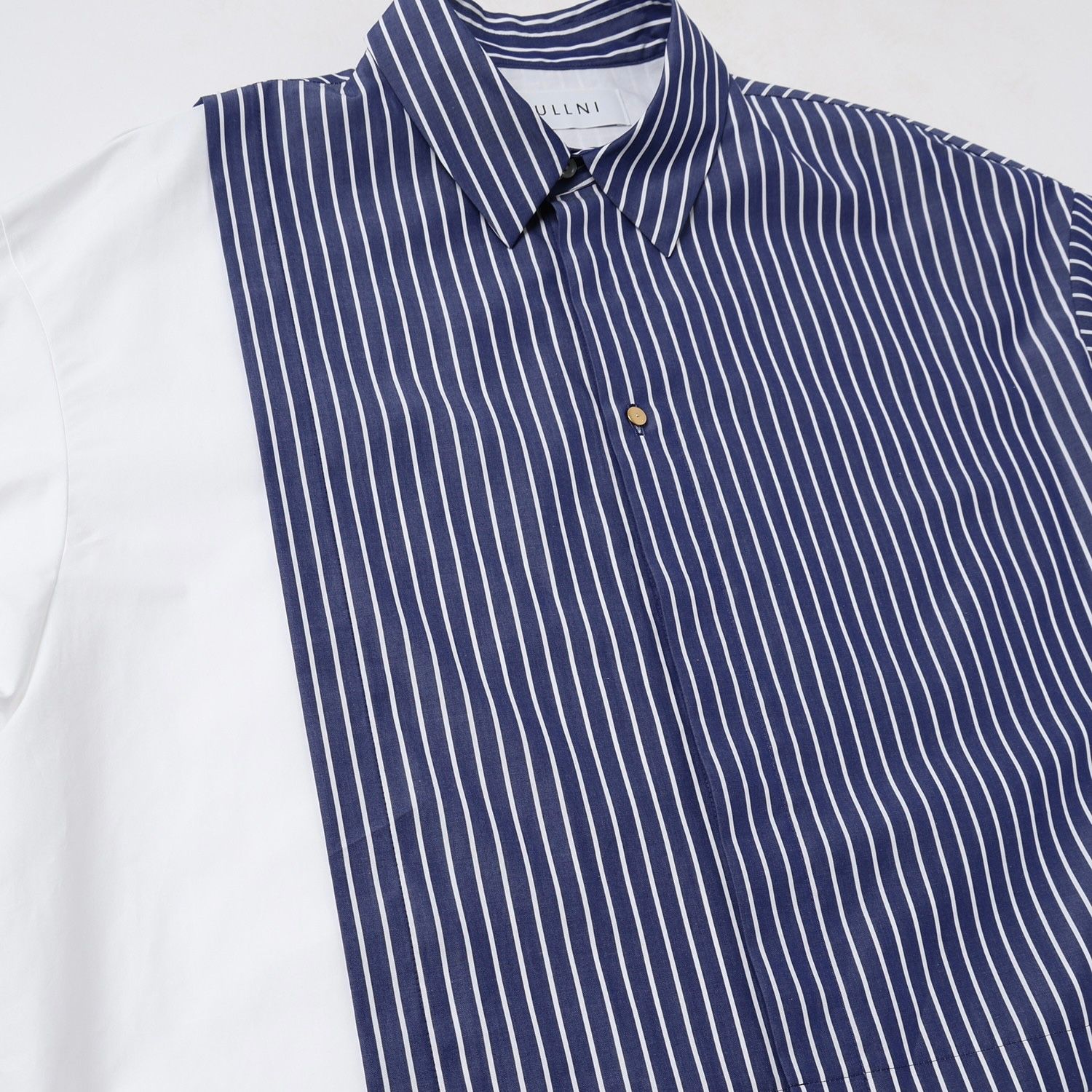 CULLNI - 【残り一点】Asymmetrical Cotton Stripe Shirt | ACRMTSM