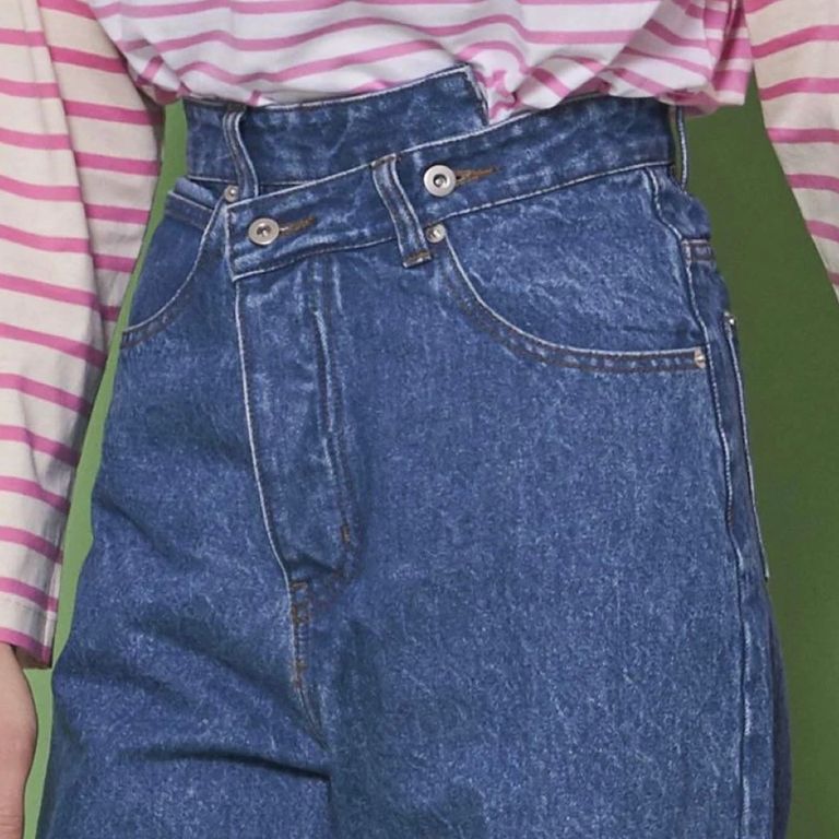 MAISON SPECIAL - 【残り一点】ハイウエストコクーンデニムパンツ  