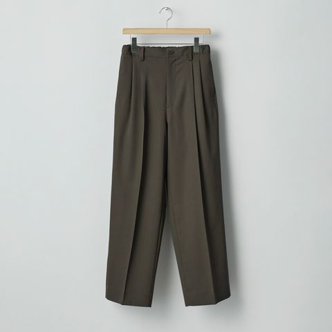 【残り一点】Two Tuck Easy Trousers(2/90 WOOL GABARDINE)