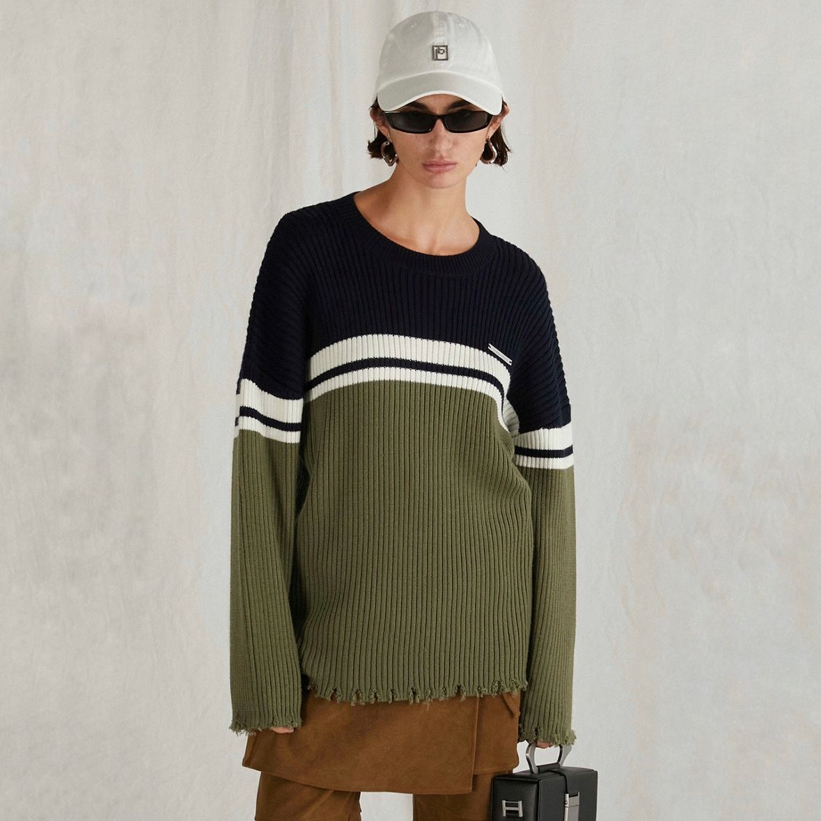 【残り一点】Border Over Knit