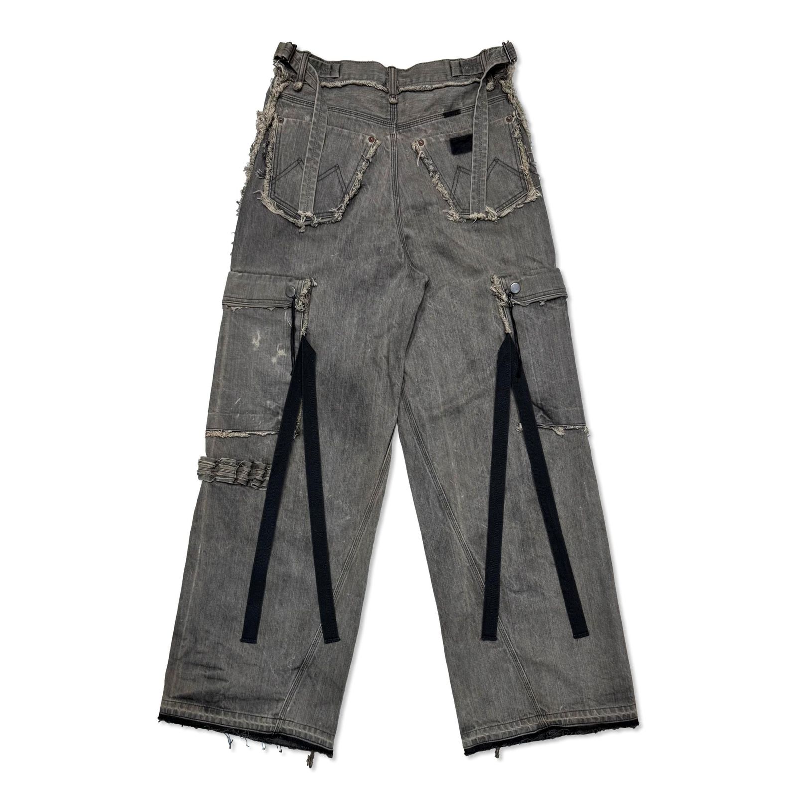 【残り一点】Cut Off Slash Seam Twist Cargo Jeans