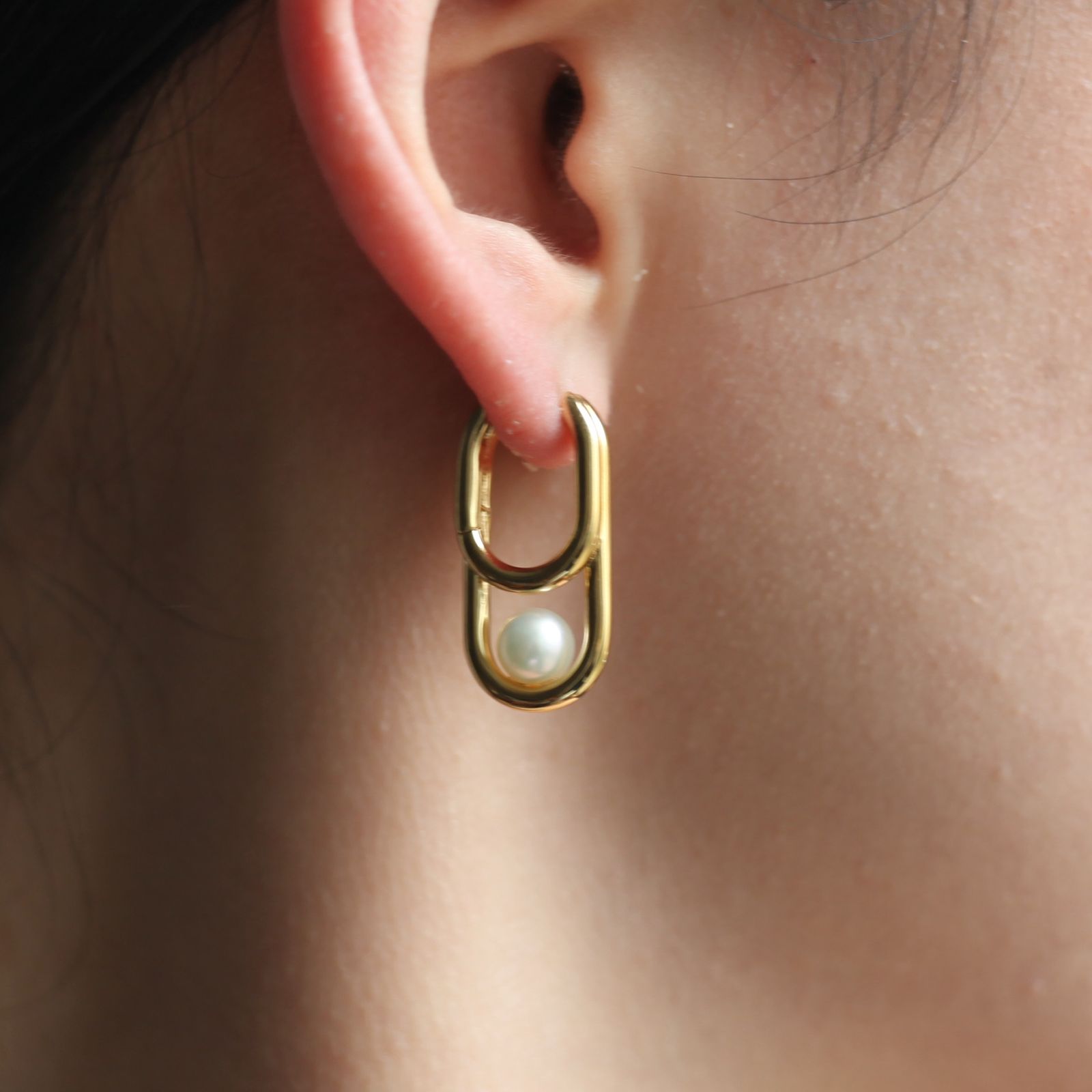 【残り一点】Joined Paths Earring 右耳用(GOLD)