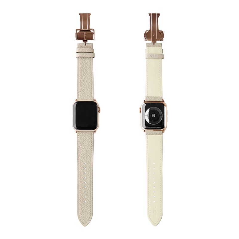 【残り一点】Apple Watch Band(BEIGE×PINK GOLD)