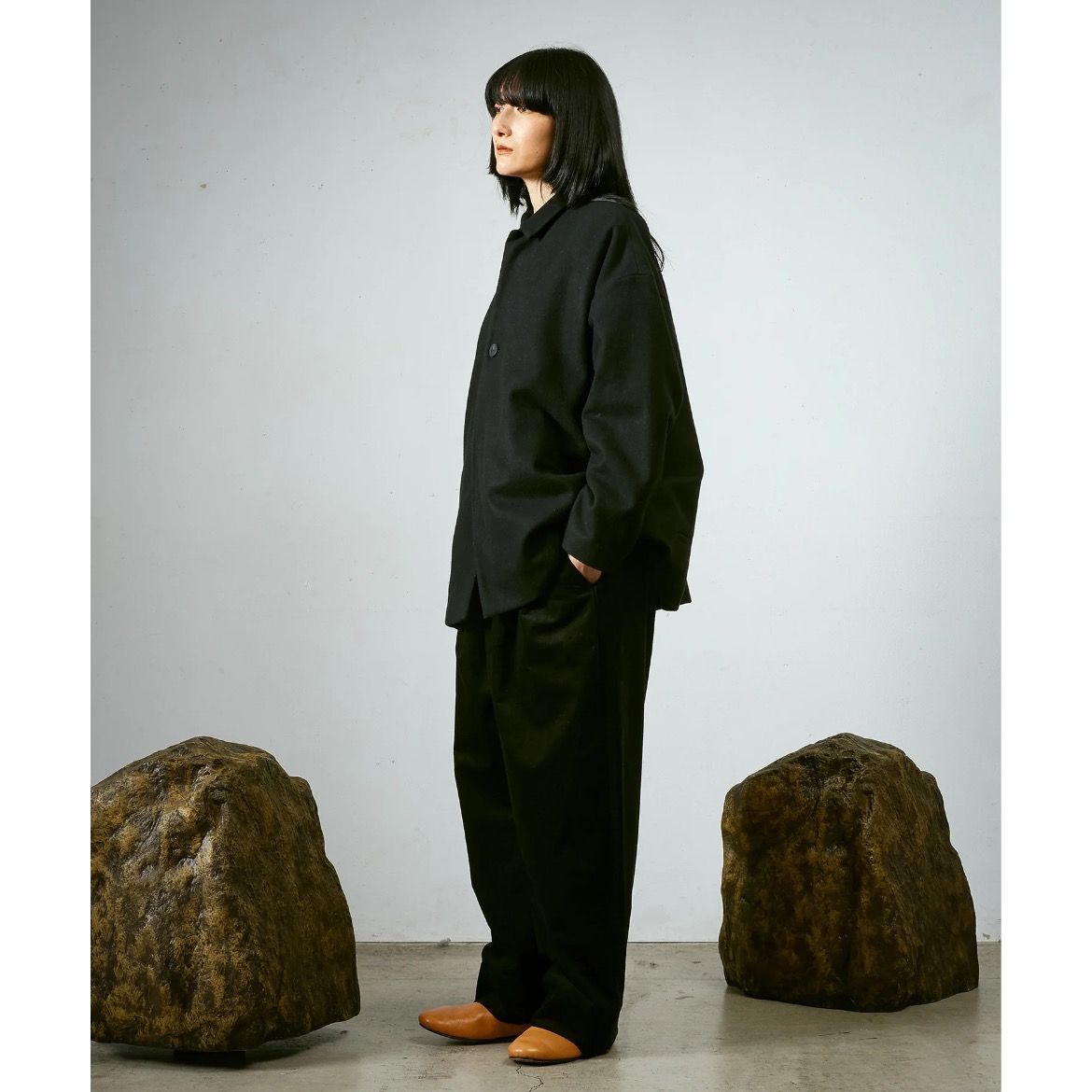 【残り一点】メルトンBIGハーフコート