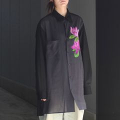 【残り一点】グレーロータス2枚衿B