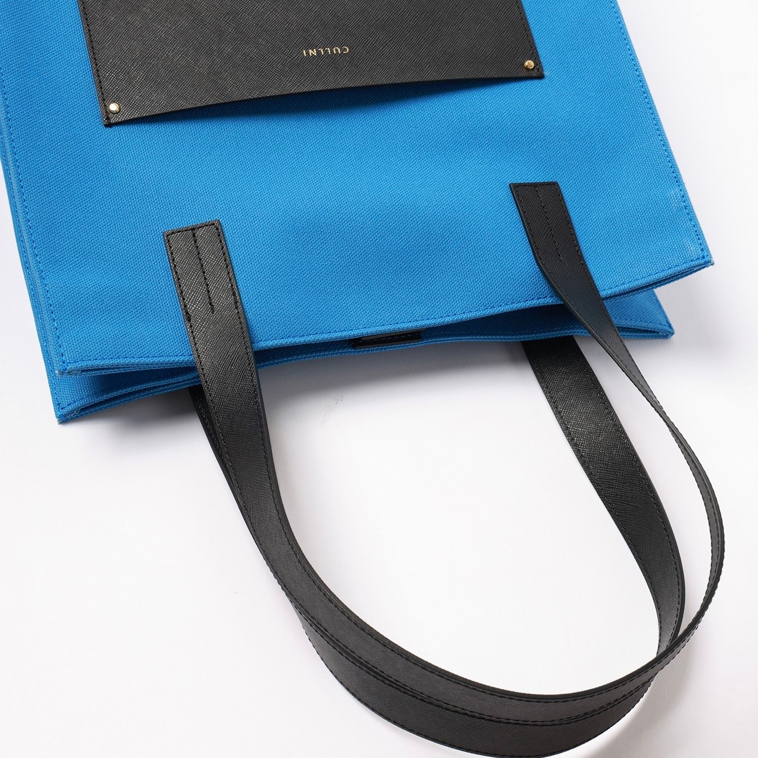 【残り一点】Leather Pocket Canvas Tote