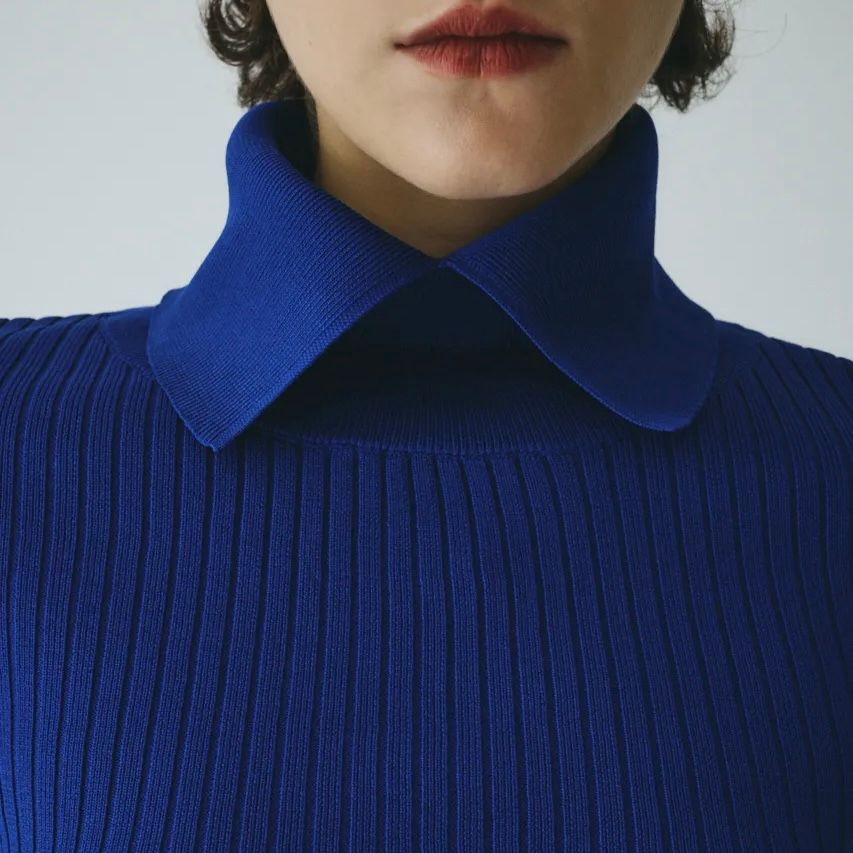 【残り一点】Stand Collar Knit Top
