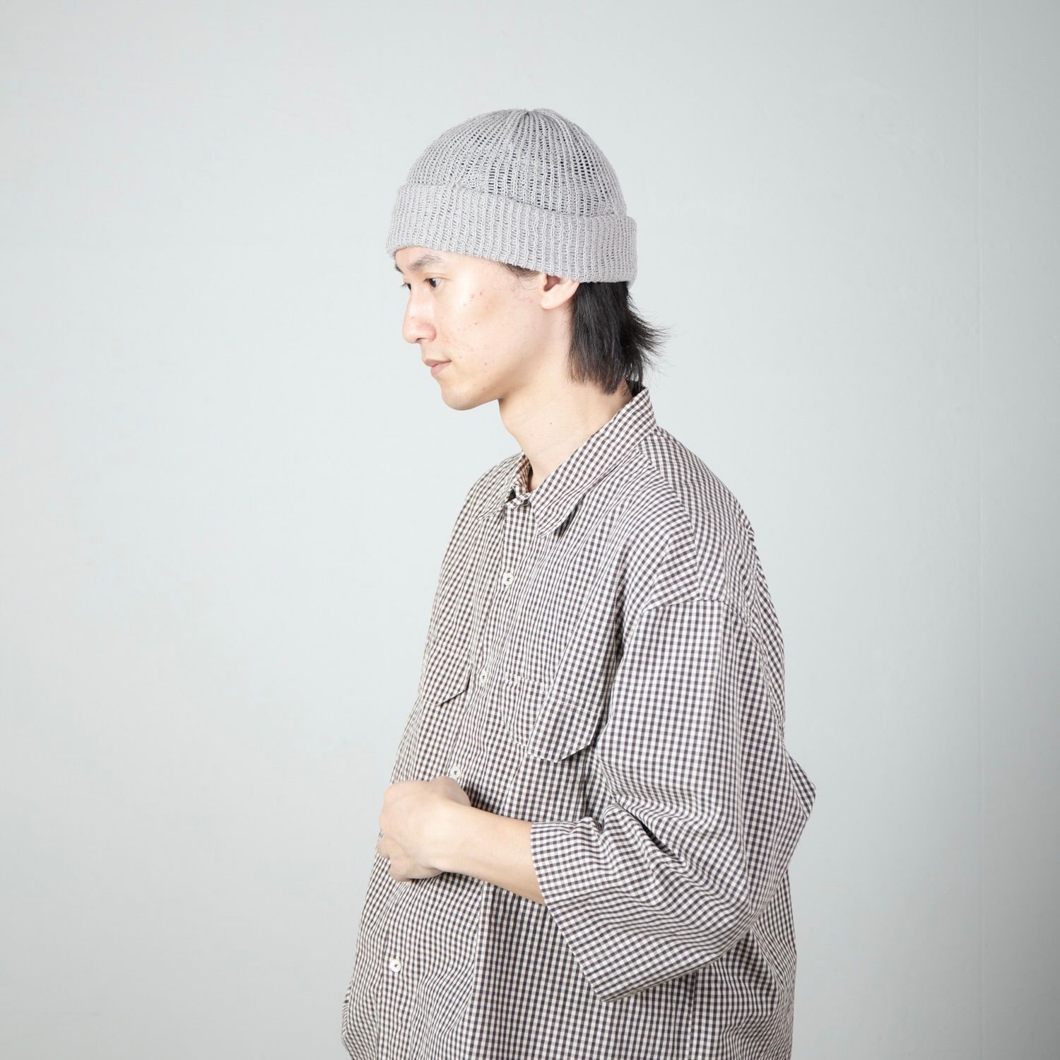 【残り一点】Sheer Mesh Short Knit Cap