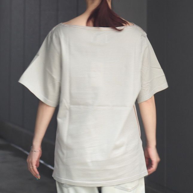 【残り一点】Boat Neck Stripe Tee