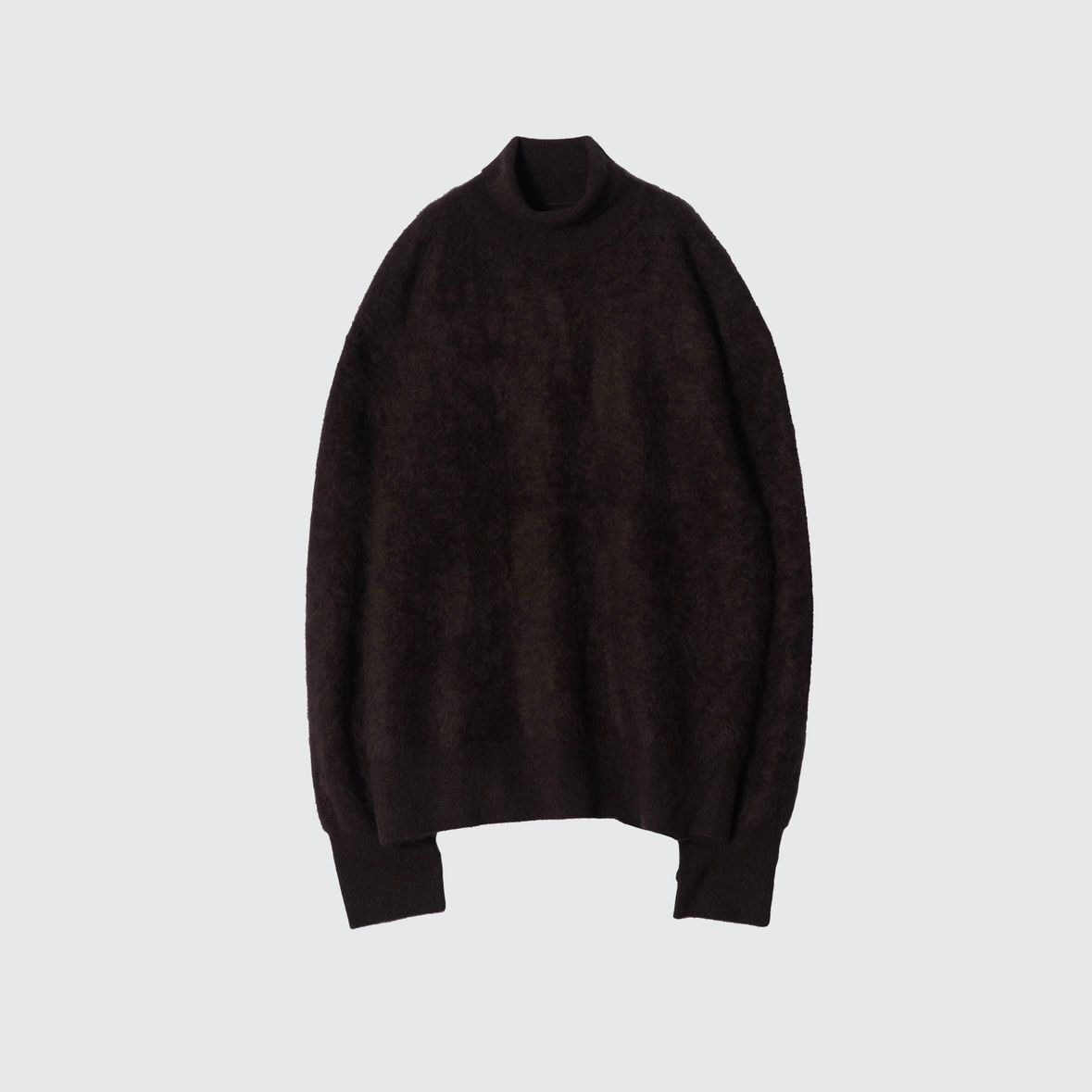 YOKE Brushed Cashmere Cardigan brown 3