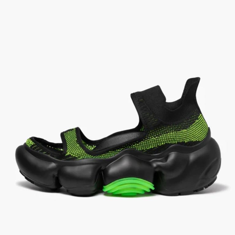 grounds - 【残り一点】Moopie AS1 Sandal(BLACK CITROEN YELLOW×BLACK 