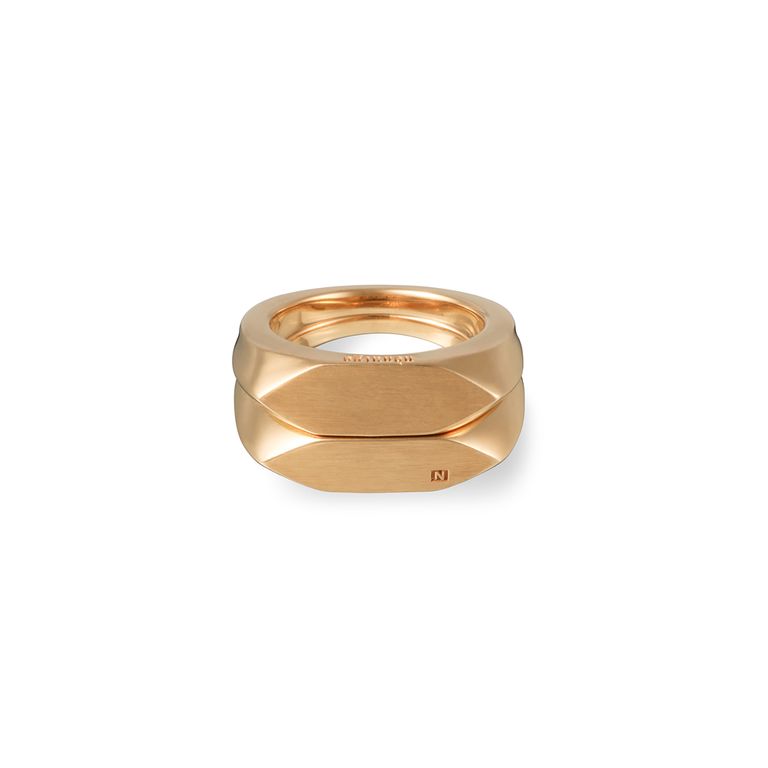 NIL DUE / NIL UN TOKYO - 【残り一点】Double Signet Ring NIL DUE / NIL UN TOKYO - 【残り一点】Double Signet Ring