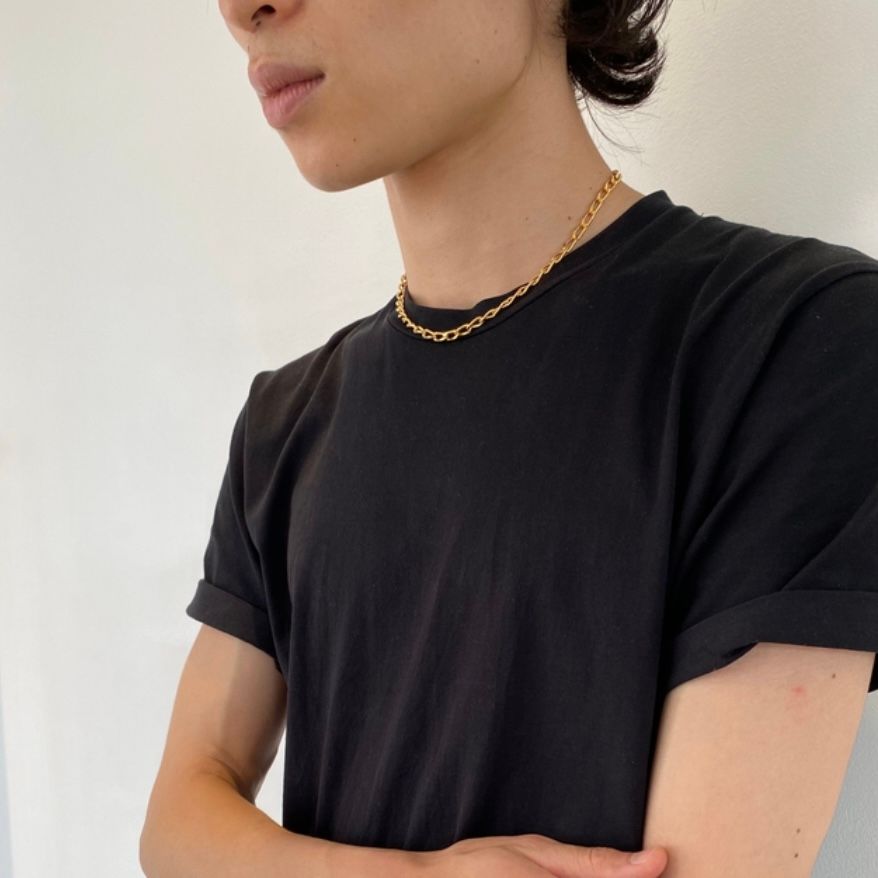 【お取り寄せ注文可能】Bold Chain Short Necklace 42