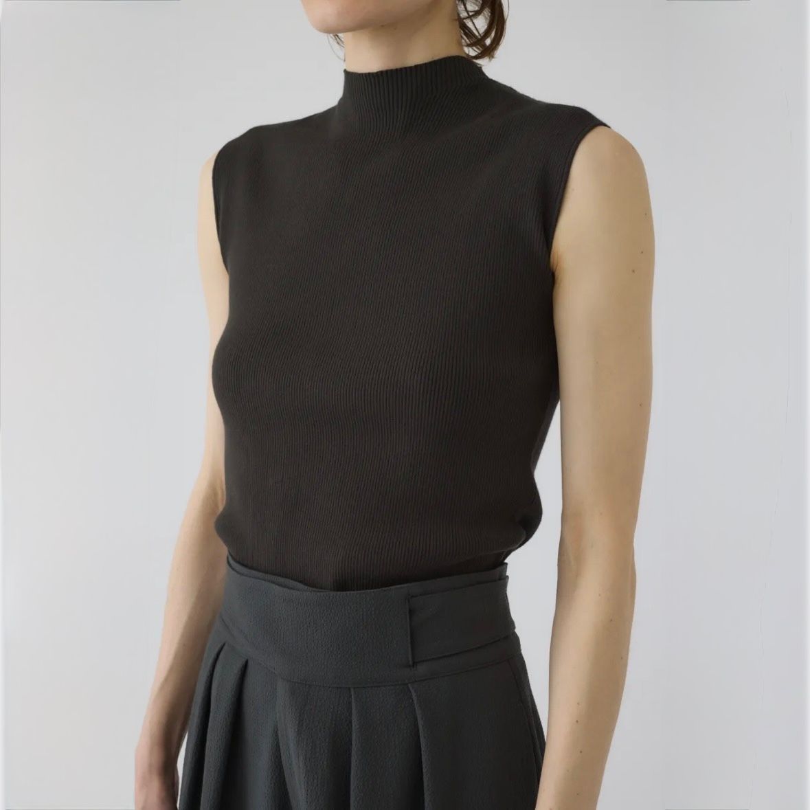 【残り一点】Washable Basic N/S Knit
