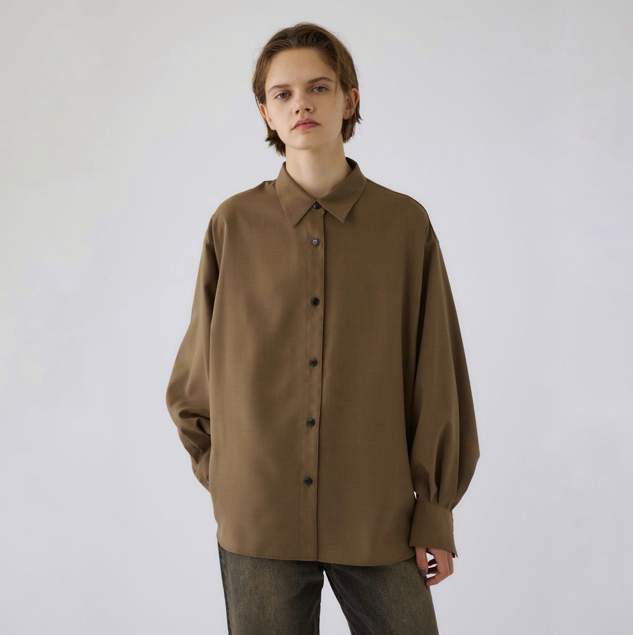 【残り一点】Round Cuff Blouse