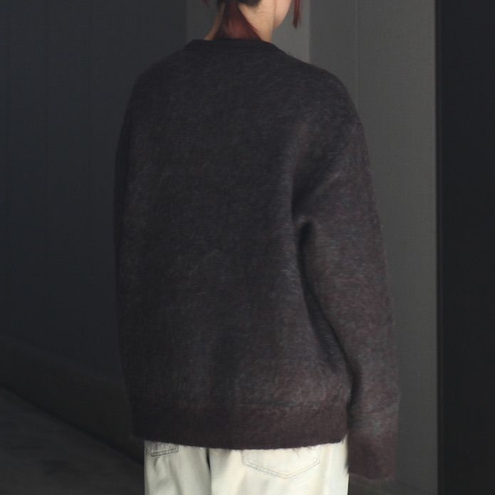 【残りわずか】Kid Mohair Mix Jacquard Knit LS
