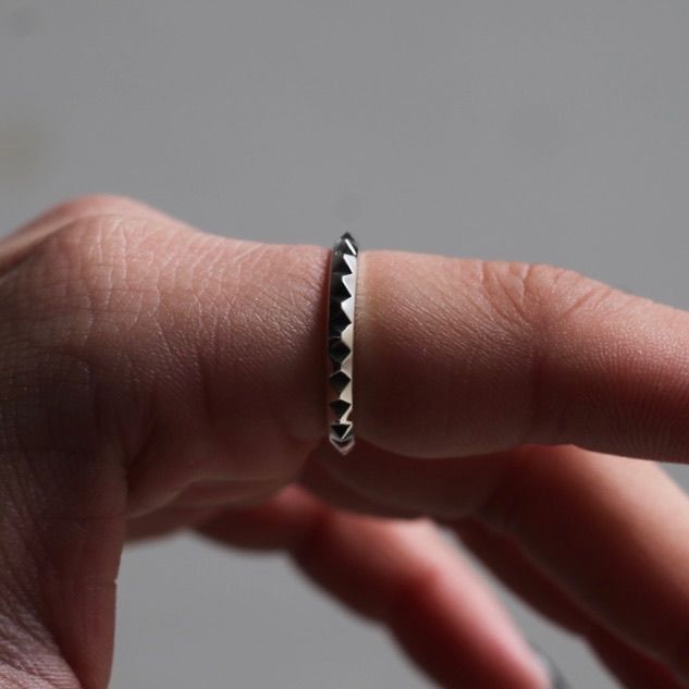 【お取り寄せ注文可能】Multiple Studs Ring_S(SILVER)