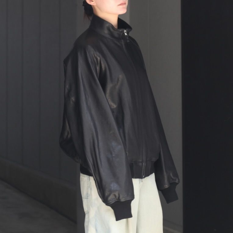 【残りわずか】Lamb Leather Weekend Jacket