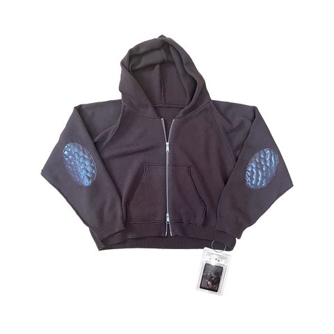 【残りわずか】Exuviae Patch Knit Hoodie