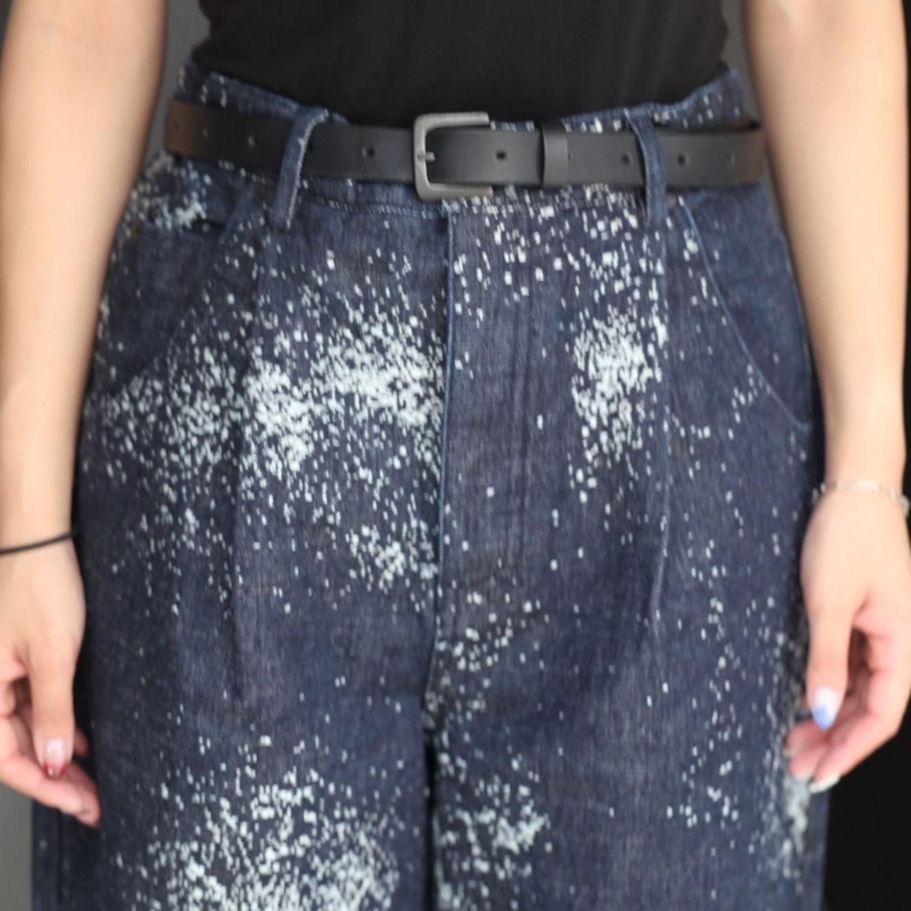 【残り一点】グラニュールデニム6ポケットバギーPT-R