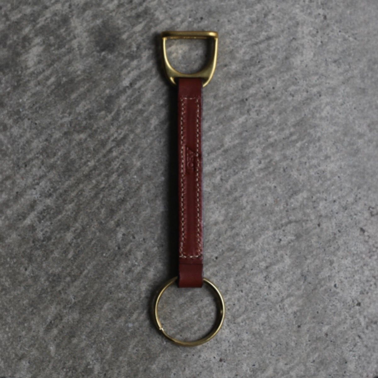 【残り一点】Stirrup Leather Key Fobs(OAKBARK)