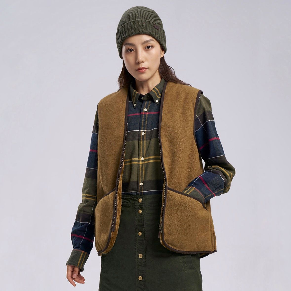 【残り一点】Warm Pile Waistcoat Zip In Liner