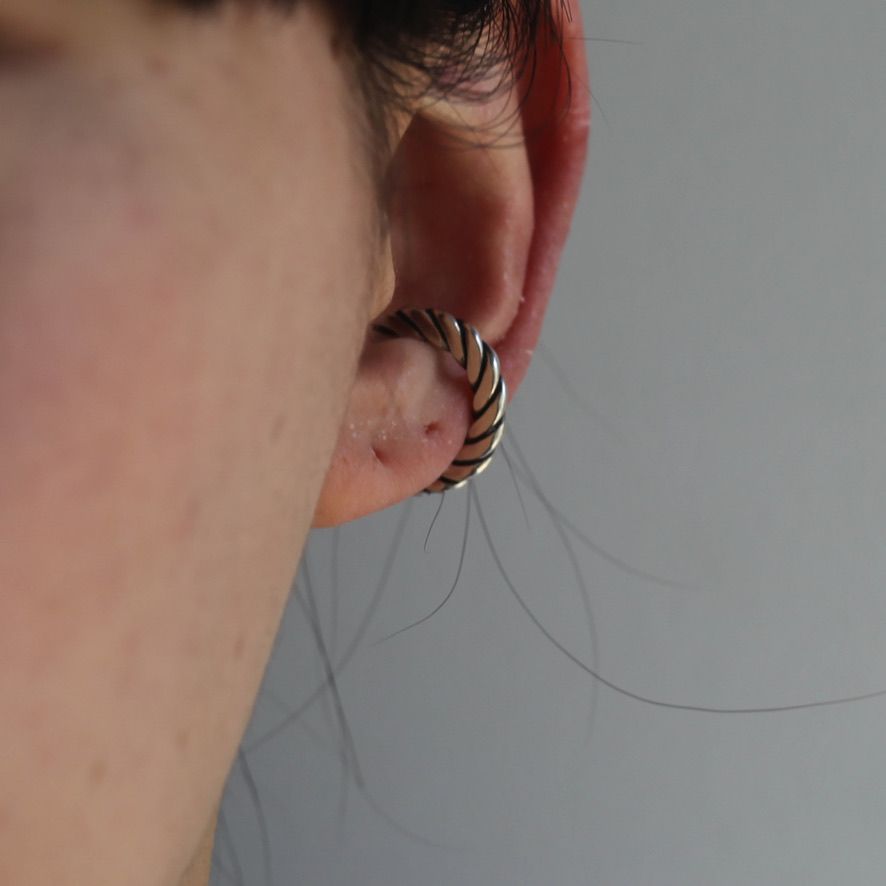 【残り一点】Press Earcuff_L 片耳用(SILVER）