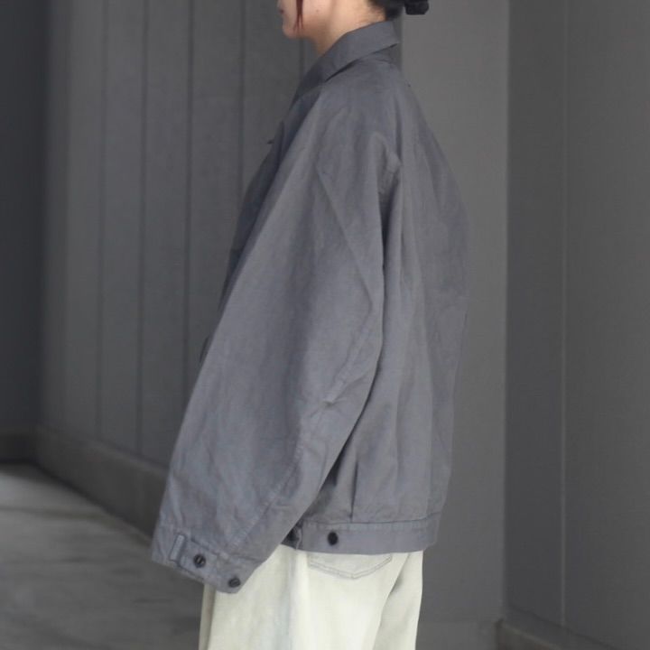 【残り一点】ガーメントダイオーバーサイズブルゾン