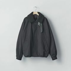 【残りわずか】Mouton Collar Wool Cashmere Padded Jacket