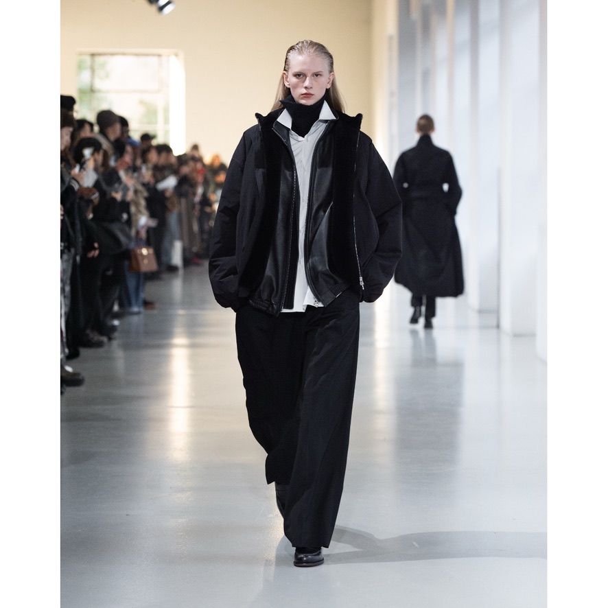 【残りわずか】Sheep Leather Stand Collar Jacket
