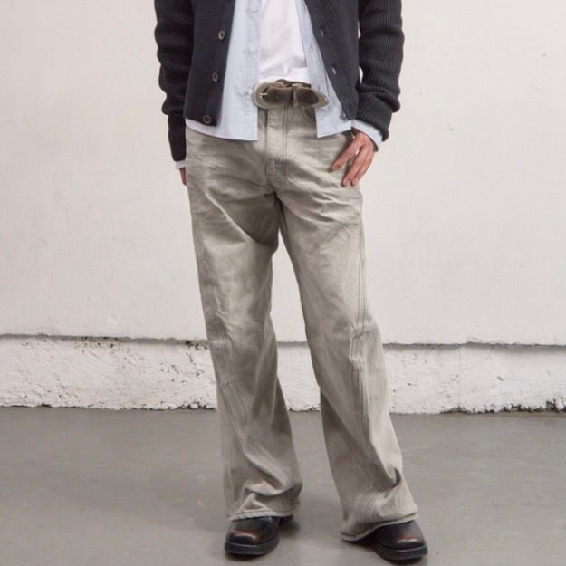 【残りわずか】3D Twisted Wide Leg Jeans