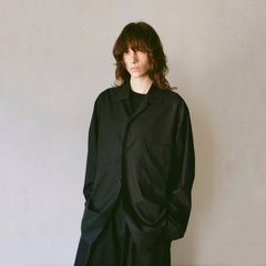 【残り一点】Wool Open Collar Shirt