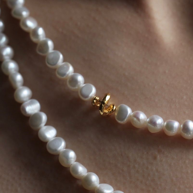 【お取り寄せ注文可能】Baroque Pearl Rope Necklace 130