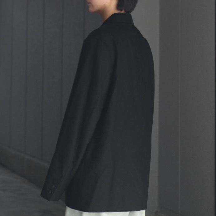ATON - 【残り一点】Merino College Flannel Tailored Jacket