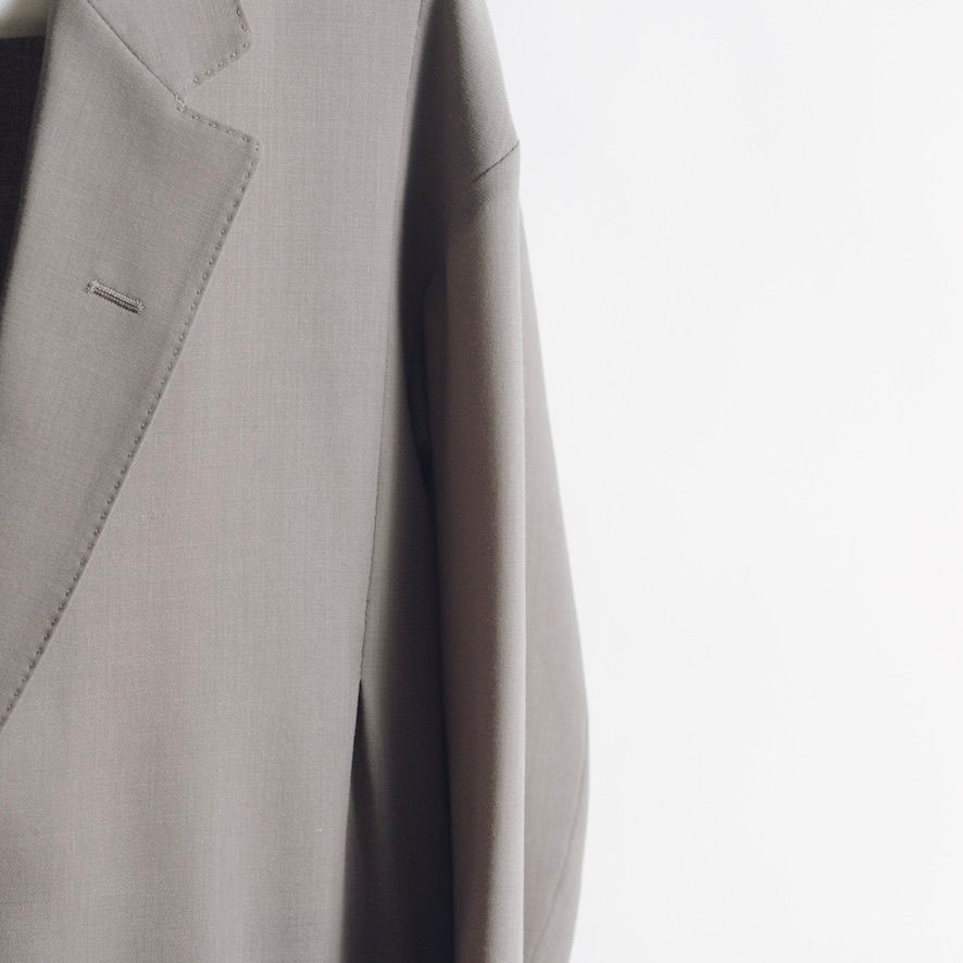 【残り一点】Draped Dart Wool Serge Blazer