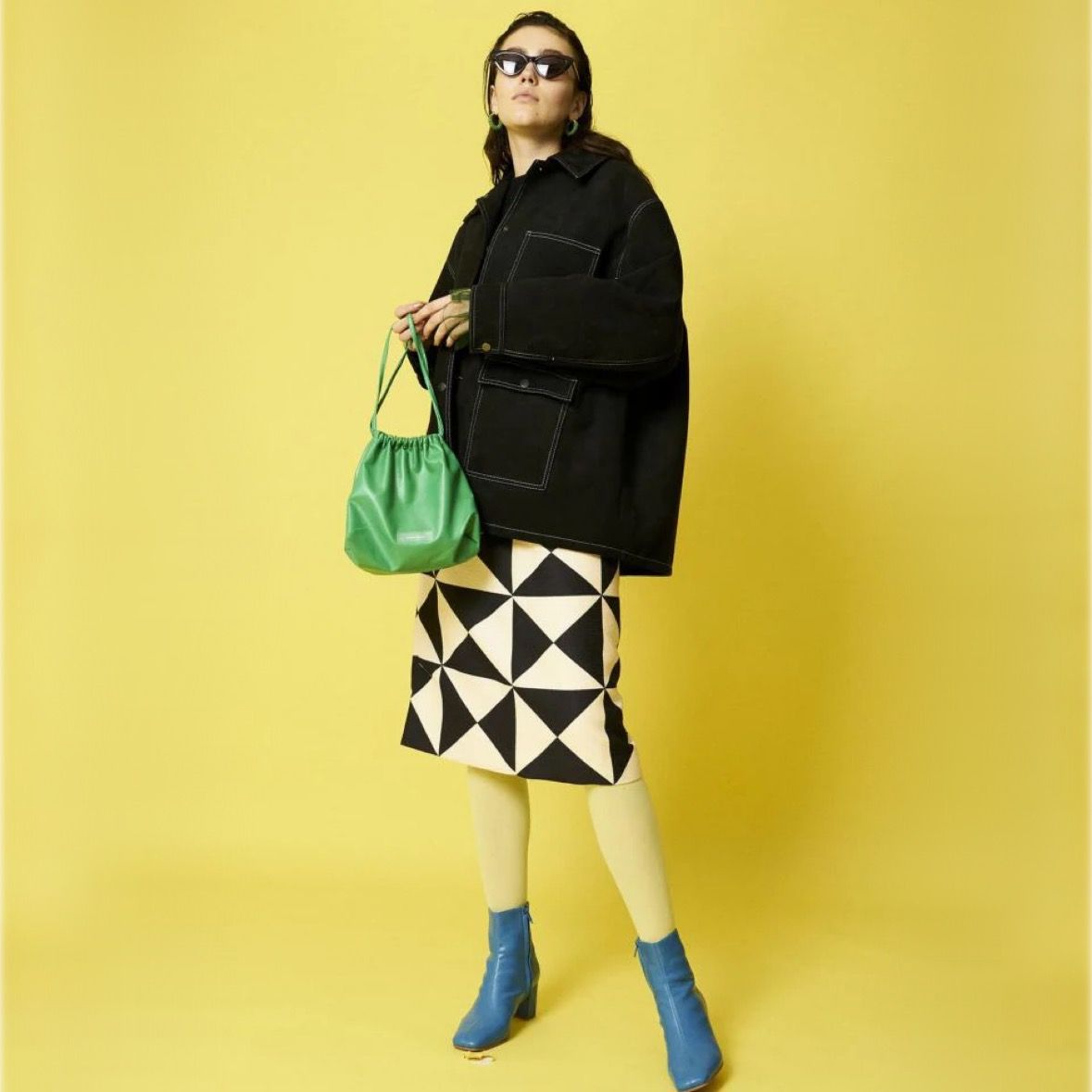 【残り一点】Vegan Leather 2way Purse Small Shoulder Bag