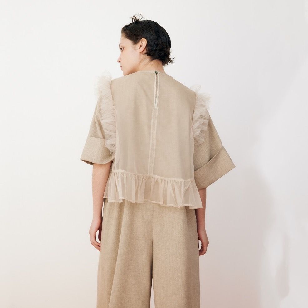 HeRIN.CYE - 【残り一点】Sheer Many Frill Vest | ACRMTSM ONLINE STORE