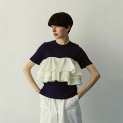【残り一点】Wave Flare Knit Tops