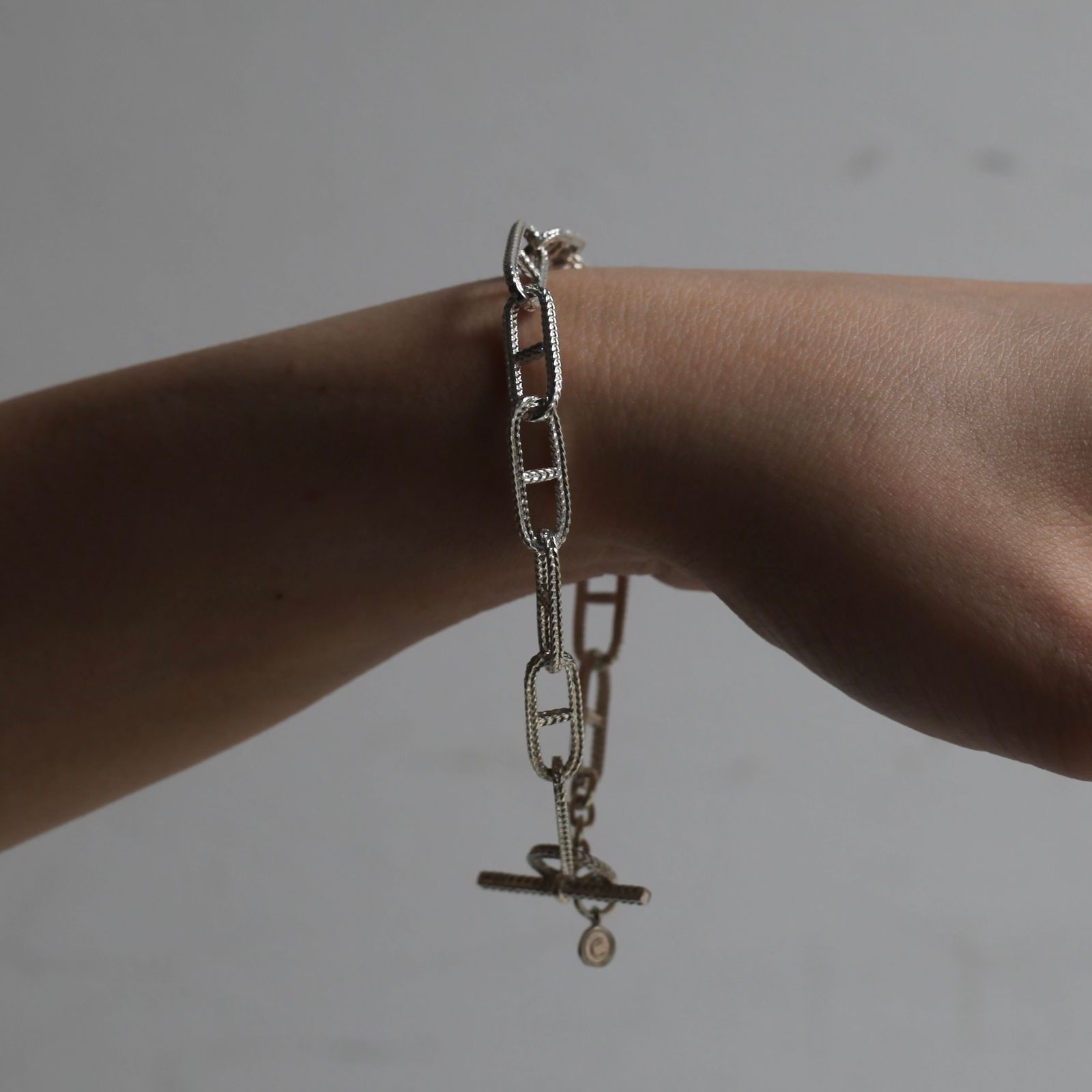 【残り一点】Rope Anchor Chain T-BAR Bracelet SMALL(7mm)