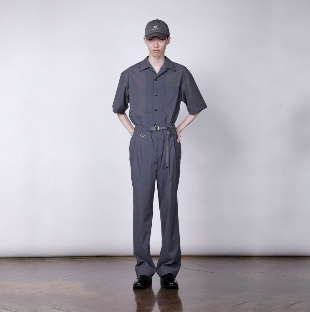 【残り一点】Wide Tailored Pants(QUINN_NYLON)