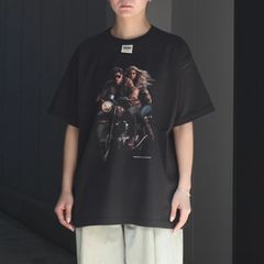 【残りわずか】"Avec Bikers" H-S Tag Tee