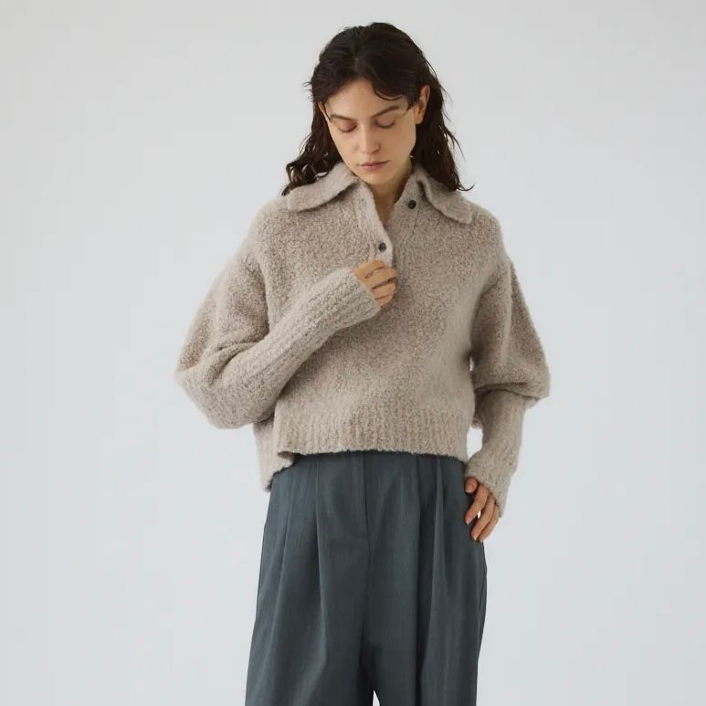 【残り一点】Boucle Short Knit